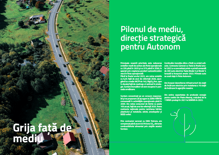 Pilonul de mediu, direcție strategică pentru Autonom
